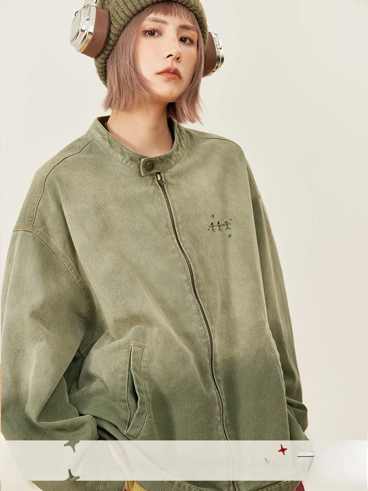 Джинсовая летная куртка в стиле ретро, женская повседневная свободная посадка, хлопковая уличная одежда на молнии, весенне-осенняя верхняя одежда
Джинсовая летная куртка в стиле ретро, женская повседневная свободная посадка, хлопковая уличная одежда на молнии, весенне-осенняя верхняя одежда
