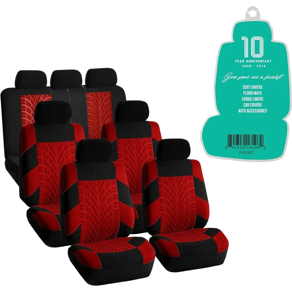 Three Row Set 7 Seater Red Travel Master Car Seat Covers, and Split Rear Car Seat Cover Unil it Interior Accories or Cars Trucks
Three Row Set 7 Seater Red Travel Master Car Seat Covers, and Split Rear Car Seat Cover Unil it Interior Accories or Cars Trucks