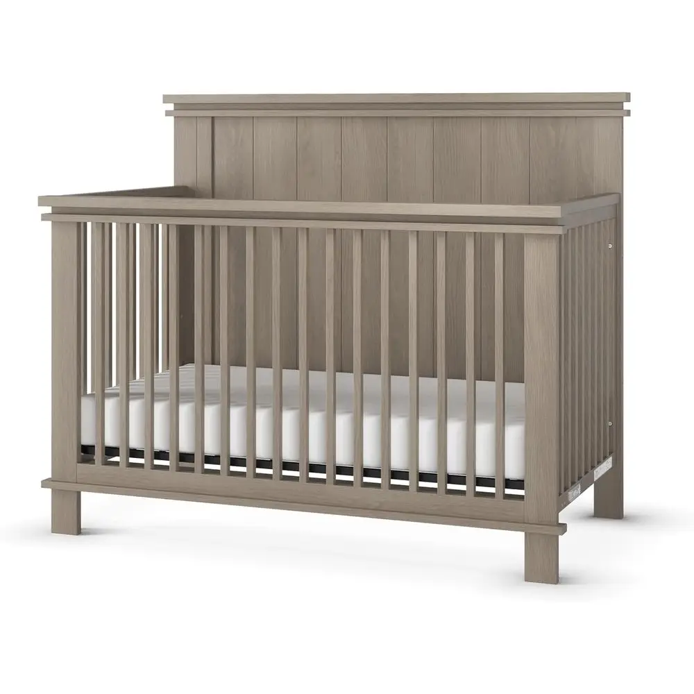 Convertible Crib, Converts to Day Bed, Toddler Bed, Full Size Bed, 3 Mattress Positions, Non-Toxic, Baby Safe in Crescent Gray
Convertible Crib, Converts to Day Bed, Toddler Bed, Full Size Bed, 3 Mattress Positions, Non-Toxic, Baby Safe in Crescent Gray