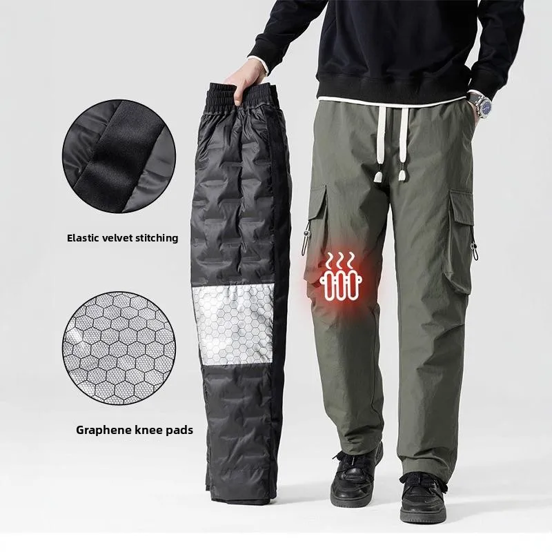 Men's Winter Outdoor Waterproof Dir Proof 90 White Du down Warmth Trousers Skiing Pants Faionable Straight Leg Long Tro...
Men's Winter Outdoor Waterproof Dir Proof 90 White Du down Warmth Trousers Skiing Pants Faionable Straight Leg Long Tro...