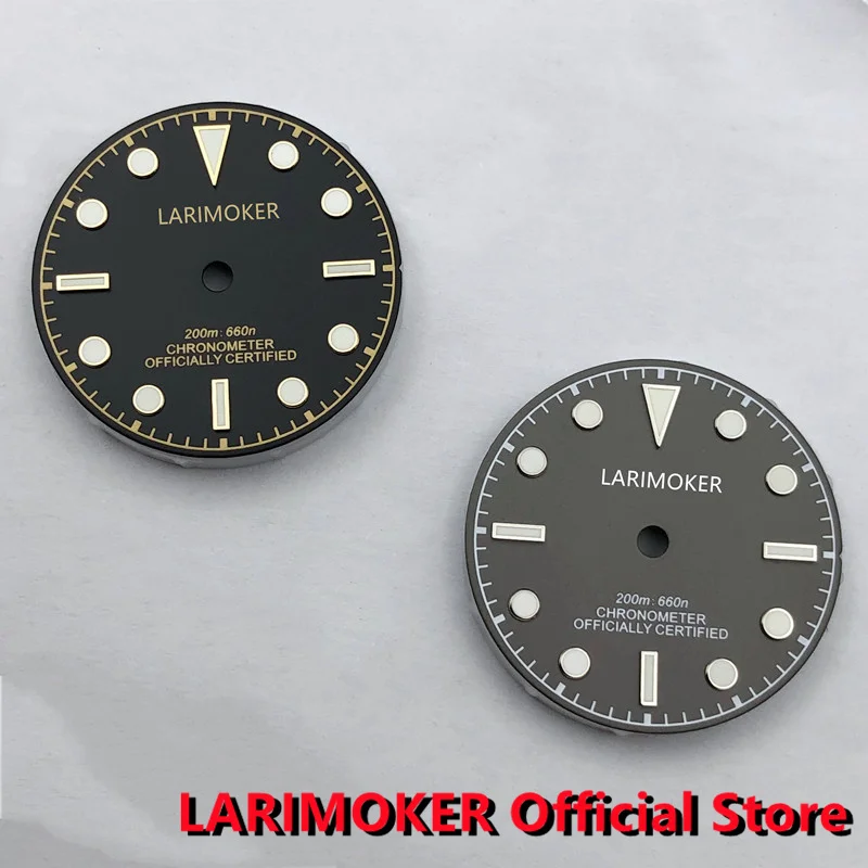 LARIMOKER 29mm No Date Window Black Gray Luminous Dial fit NH35 ETA 2824 2836 Miyota 8215 821A DG2813 DG3804 PT5000 Movement
LARIMOKER 29mm No Date Window Black Gray Luminous Dial fit NH35 ETA 2824 2836 Miyota 8215 821A DG2813 DG3804 PT5000 Movement