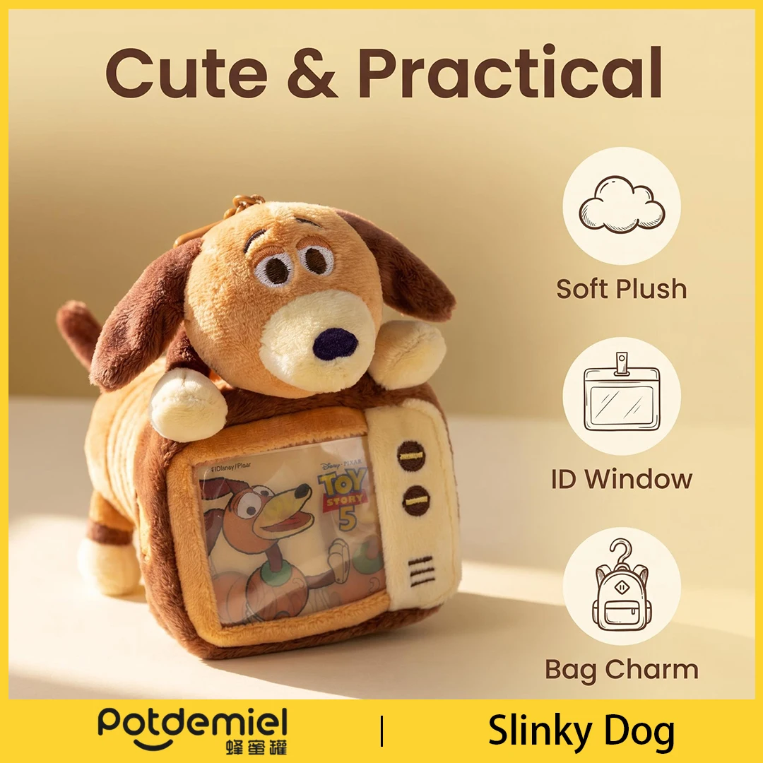 Potdemiel Disney Toy Story Slinky Dog Plush Coin Purse Keychain Cartoon Coin Pouch Handbag Charm Pendant Card Holder Kids Gift
Potdemiel Disney Toy Story Slinky Dog Plush Coin Purse Keychain Cartoon Coin Pouch Handbag Charm Pendant Card Holder Kids Gift