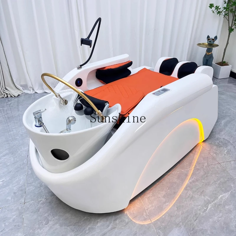 Automatic intelligent electric massage shampoo bed barber shop special high-end head treatment fumigation massage
Automatic intelligent electric massage shampoo bed barber shop special high-end head treatment fumigation massage