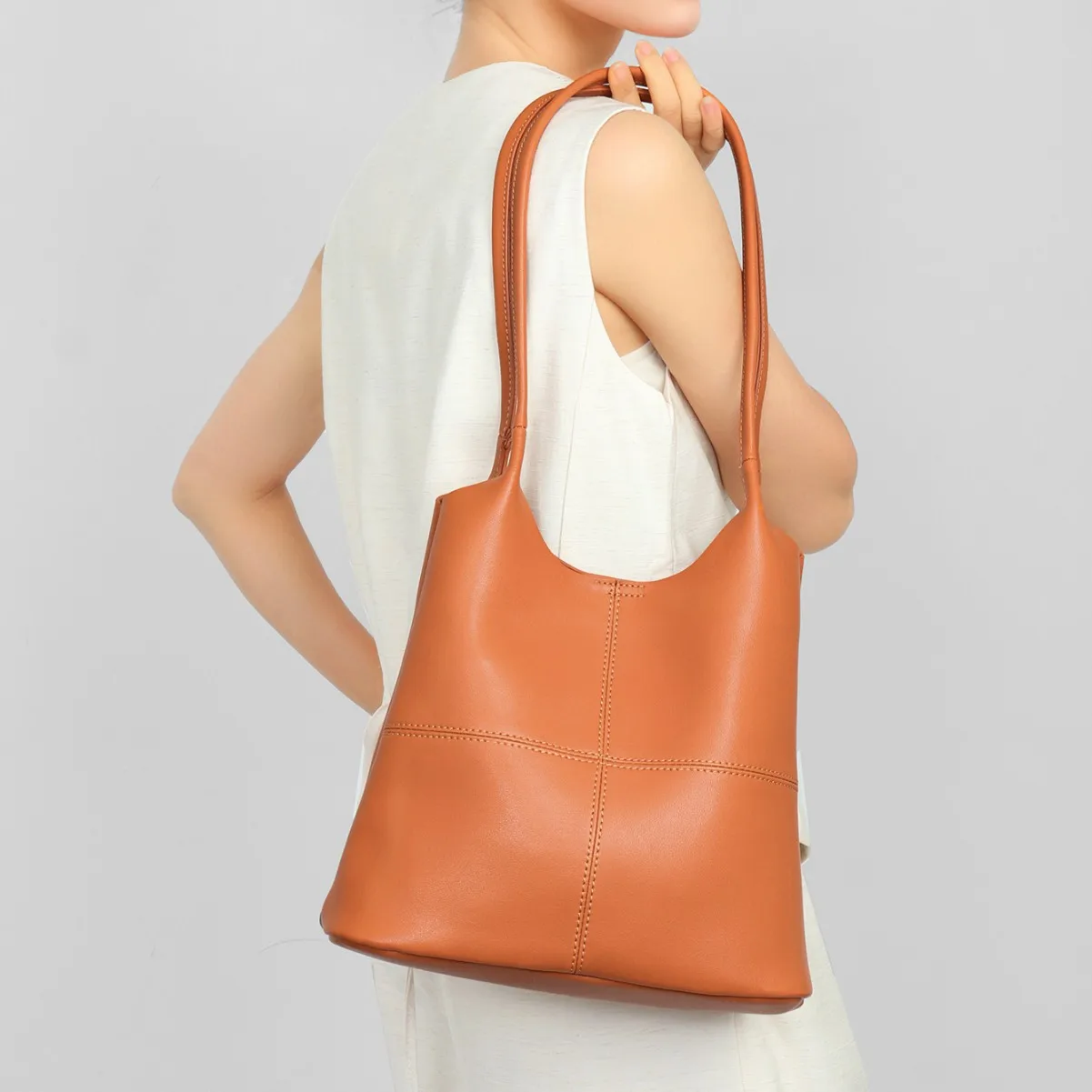 100% Genuine Leather Ladies Diaper Bag Backpack Purse Fashionable Minimalist Design For Shopping Party
100% Genuine Leather Ladies Diaper Bag Backpack Purse Fashionable Minimalist Design For Shopping Party