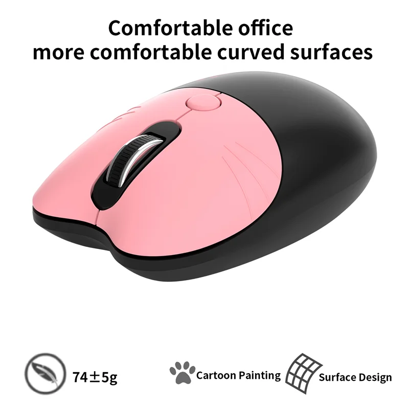 Wireless Cat Claw Cartoon Mouse Light Weight Mute Button Plug And Play Resulotion Adjustable Office Use Suitable For Girl Mause
Wireless Cat Claw Cartoon Mouse Light Weight Mute Button Plug And Play Resulotion Adjustable Office Use Suitable For Girl Mause