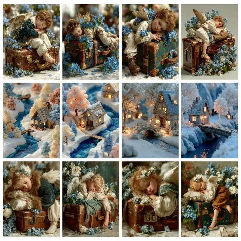 GATYZTORY Painting By Number angel baby For Adults DIY Frame Picture By Numbers Flowers Acrylic Paint On Canvas Home Decoration
GATYZTORY Painting By Number angel baby For Adults DIY Frame Picture By Numbers Flowers Acrylic Paint On Canvas Home Decoration