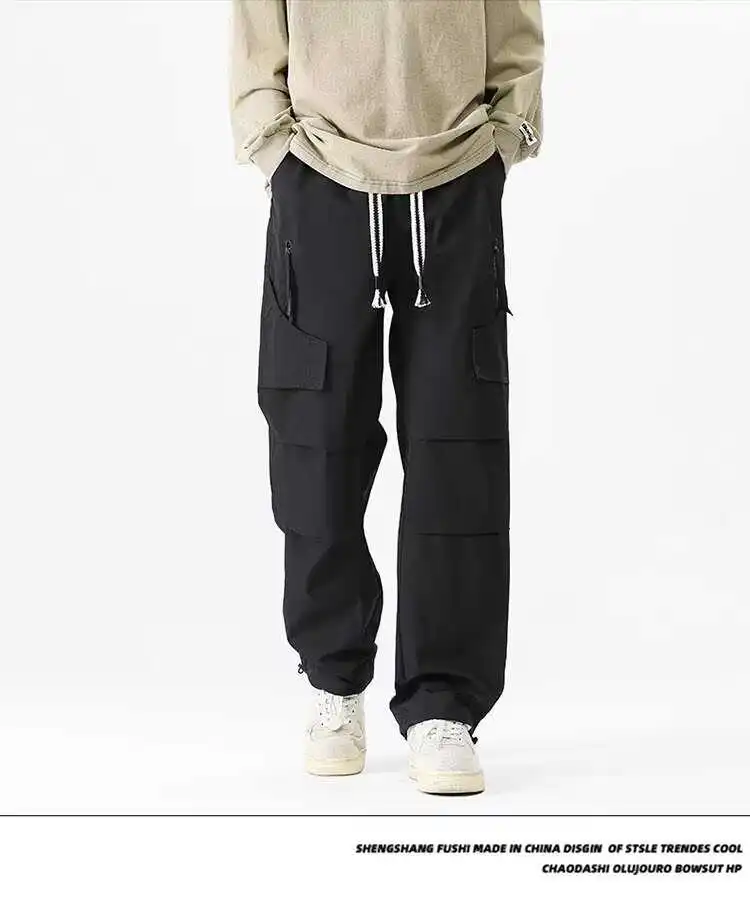 Модные мужские брюки American High Street на весну и лето, прямые широкие брюки для спецодежды, студенческие функциональные повседневные футболки...
Модные мужские брюки American High Street на весну и лето, прямые широкие брюки для спецодежды, студенческие функциональные повседневные футболки...