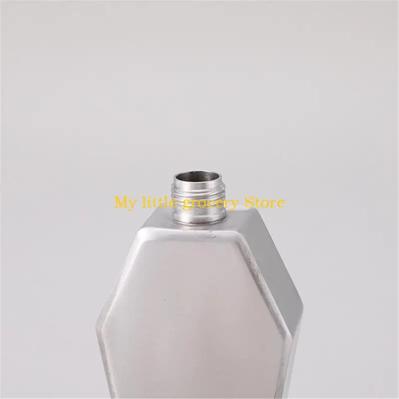 D5BD Nonrust Steel Pocket Flasks Modern Hexagonal Outdoors Adventure Use
D5BD Nonrust Steel Pocket Flasks Modern Hexagonal Outdoors Adventure Use
