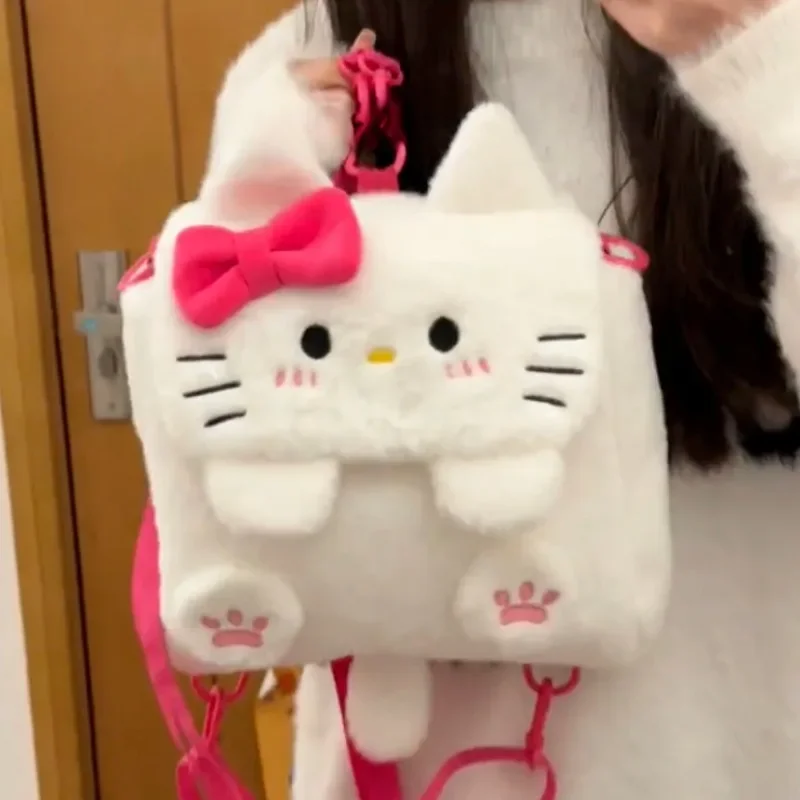 sanrio Hello Kitty personalized creative cartoon plush backpack cute anime movie character kawaii large capacity cross body bag
sanrio Hello Kitty personalized creative cartoon plush backpack cute anime movie character kawaii large capacity cross body bag