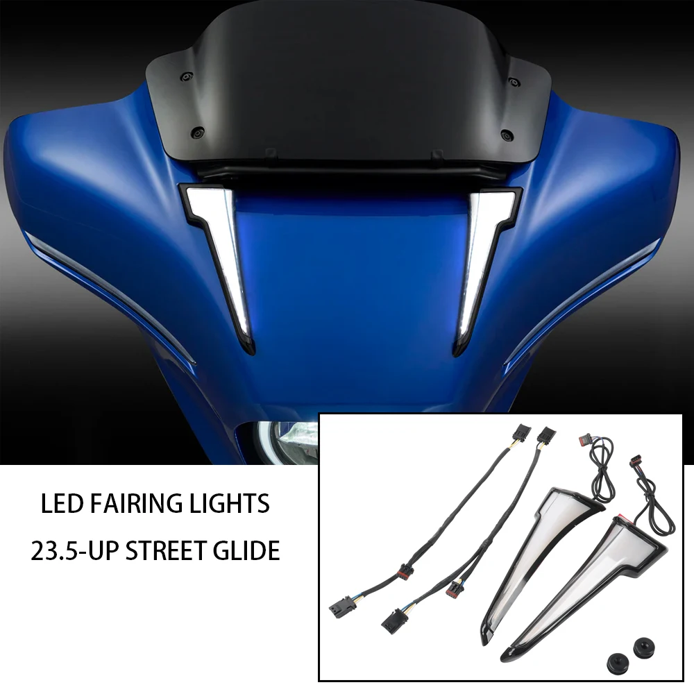 Светодиодный передний обтекатель Янтарный указатель поворота для Harley Touring CVO Electra Street Glide Ultra 2023-2025, аксессуары для мотоциклов
Светодиодный передний обтекатель Янтарный указатель поворота для Harley Touring CVO Electra Street Glide Ultra 2023-2025, аксессуары для мотоциклов