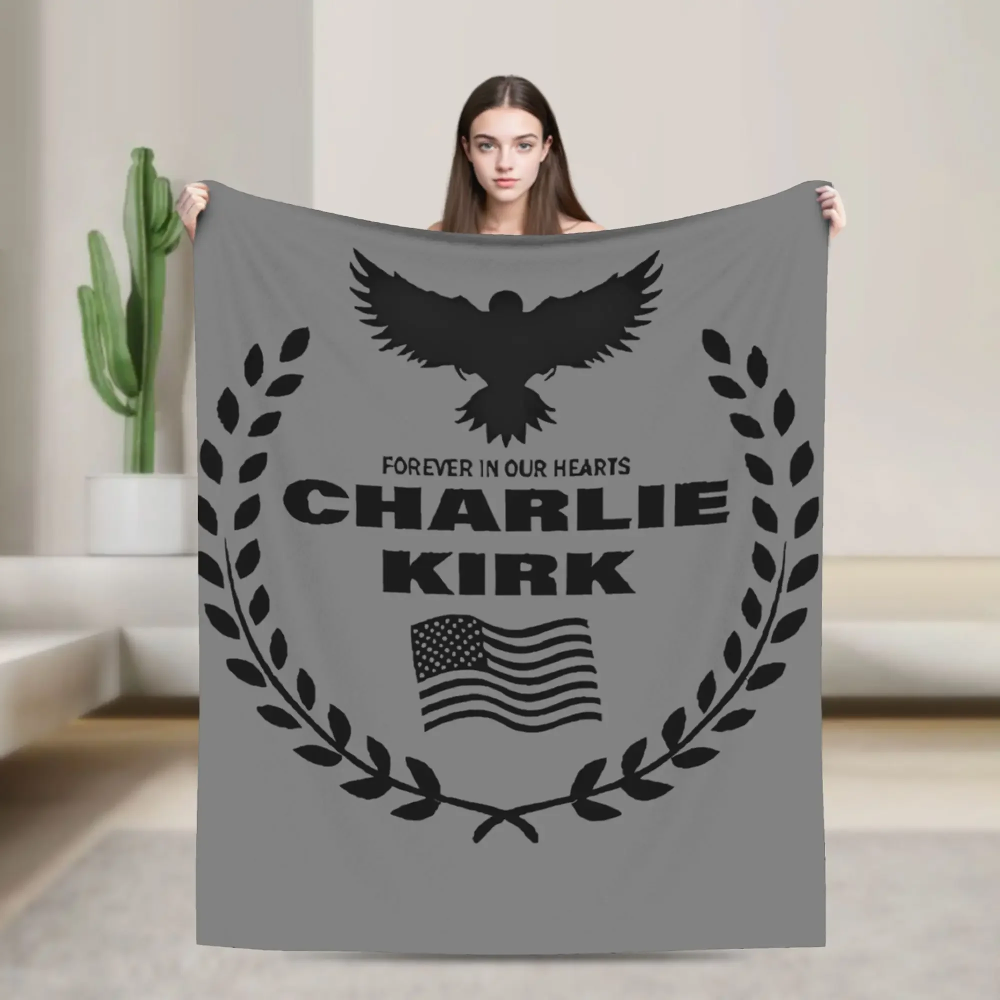 Charlie Kirk Flannel Blanket Soft Throw for Couch Bed Travel Comfortable Bedspread and Sofa Cover
Charlie Kirk Flannel Blanket Soft Throw for Couch Bed Travel Comfortable Bedspread and Sofa Cover