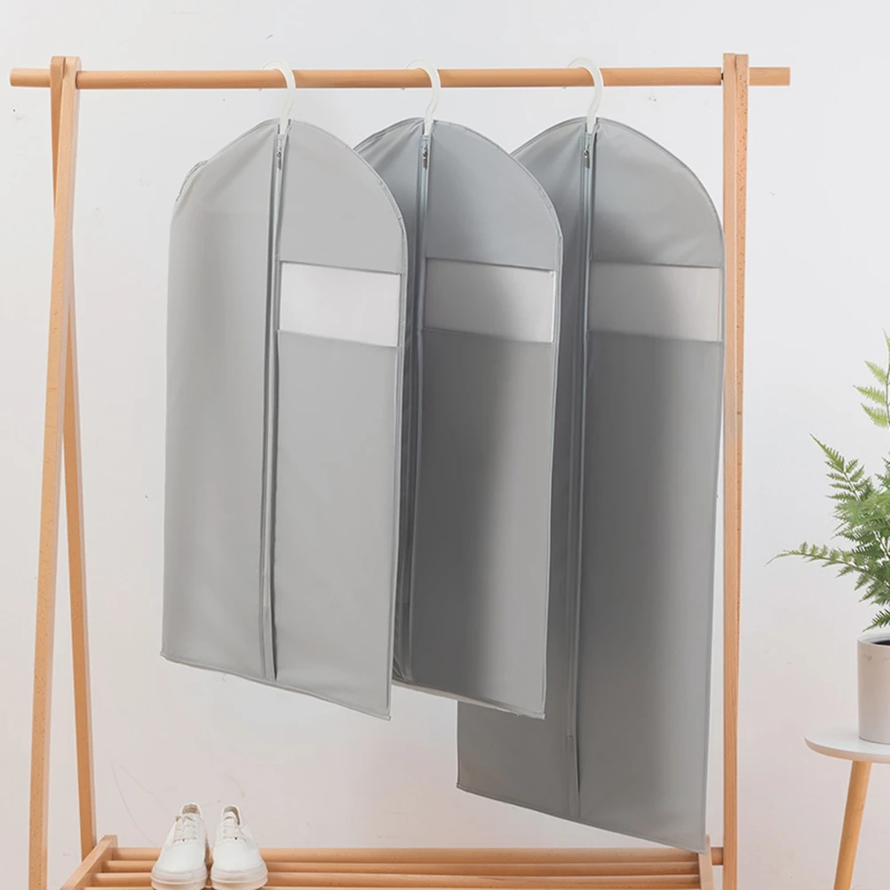 Clothing PEVA Covers with Zipper Breathable Clothes Suits Dresses Storage Protector Cover Bag 60 x 130 (Light Grey)
Clothing PEVA Covers with Zipper Breathable Clothes Suits Dresses Storage Protector Cover Bag 60 x 130 (Light Grey)