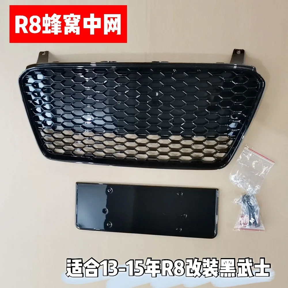 Suitable for The 2013-2015 R8 has been upgraded to the RS model with a bright black grille and a black warrior appearance packag
Suitable for The 2013-2015 R8 has been upgraded to the RS model with a bright black grille and a black warrior appearance packag