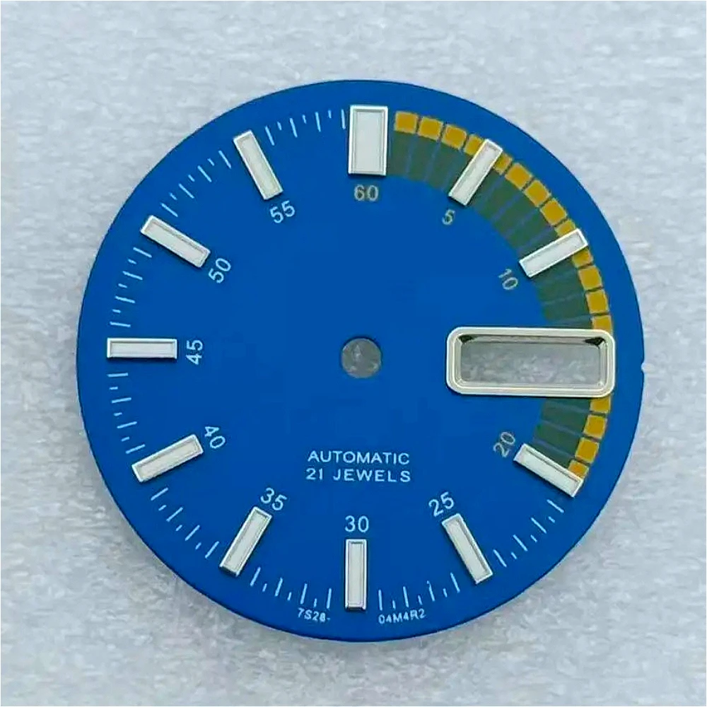28.5mm Watch Dial for SKX007 Series NH36/4R Automatic Movement C3 Lume Case Mod Parts No Logo Diving Gradient Dials
28.5mm Watch Dial for SKX007 Series NH36/4R Automatic Movement C3 Lume Case Mod Parts No Logo Diving Gradient Dials
