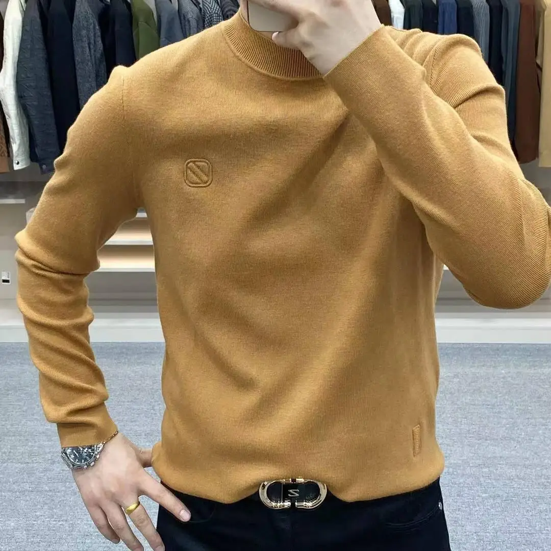 Высококачественный мужской вязаный свитер с вышитыми буквами, длинными рукавами, приталенный, утепленный, зимний, модный, с круглым вырезом
Высококачественный мужской вязаный свитер с вышитыми буквами, длинными рукавами, приталенный, утепленный, зимний, модный, с круглым вырезом