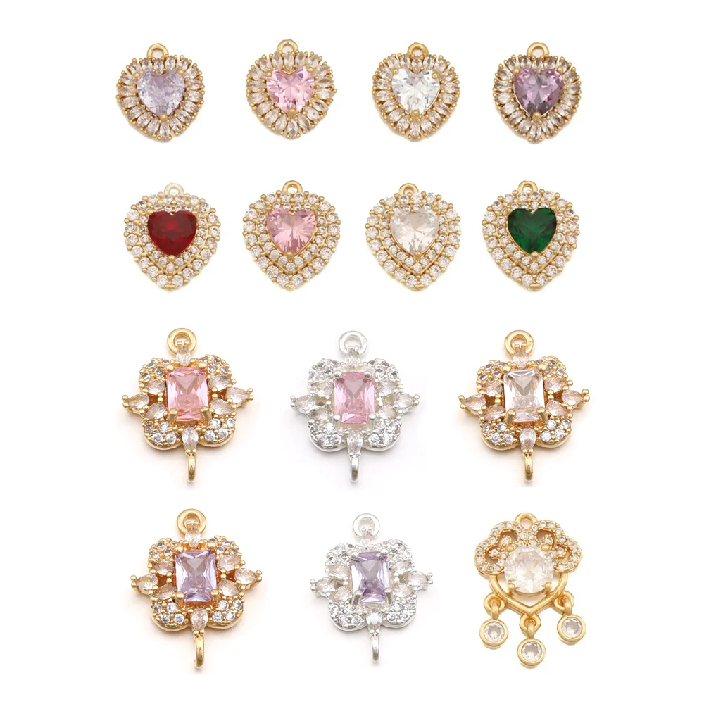 Cordial Design 30Pcs Earrings Accessories/DIY Bracelets Connectors/Hand Made/CZ Copper Charms/Jewelry Findings & Components
Cordial Design 30Pcs Earrings Accessories/DIY Bracelets Connectors/Hand Made/CZ Copper Charms/Jewelry Findings & Components