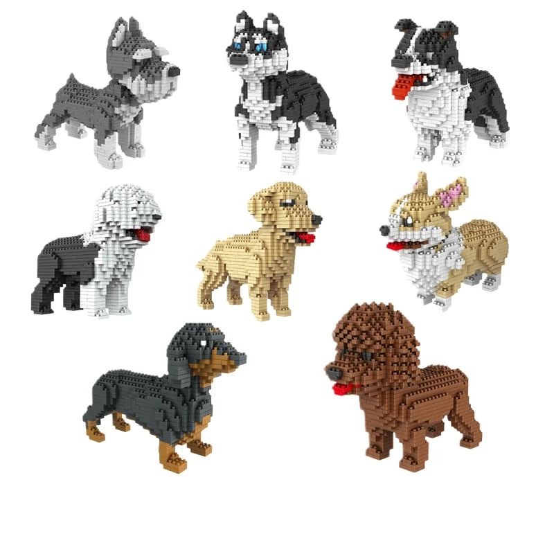 Moc Bricks Sets Wild Animals Micro Bricks Building Set Miniature Dog 3d Model Diy Craft Toy Gifts For Adults Boy Girl Desk Decor
Moc Bricks Sets Wild Animals Micro Bricks Building Set Miniature Dog 3d Model Diy Craft Toy Gifts For Adults Boy Girl Desk Decor