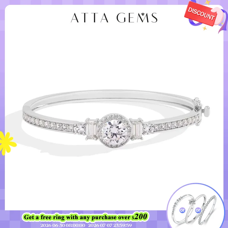 ATTAGEMS S925 Silver Moissanite Bracelets For Women Men 18K Gold Plated 4.52CTW D VVS1 Diamond Wedding Party Tennis Luxury Gifts
ATTAGEMS S925 Silver Moissanite Bracelets For Women Men 18K Gold Plated 4.52CTW D VVS1 Diamond Wedding Party Tennis Luxury Gifts
