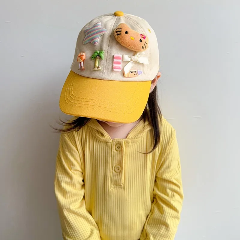 New Fashion Baby 3d Cartoon Cat Baseball Hats Cute Boy Girl Cotton Peaked Hat Outdoor Children Sunscreen Caps Kid Sun Casual Cap
New Fashion Baby 3d Cartoon Cat Baseball Hats Cute Boy Girl Cotton Peaked Hat Outdoor Children Sunscreen Caps Kid Sun Casual Cap