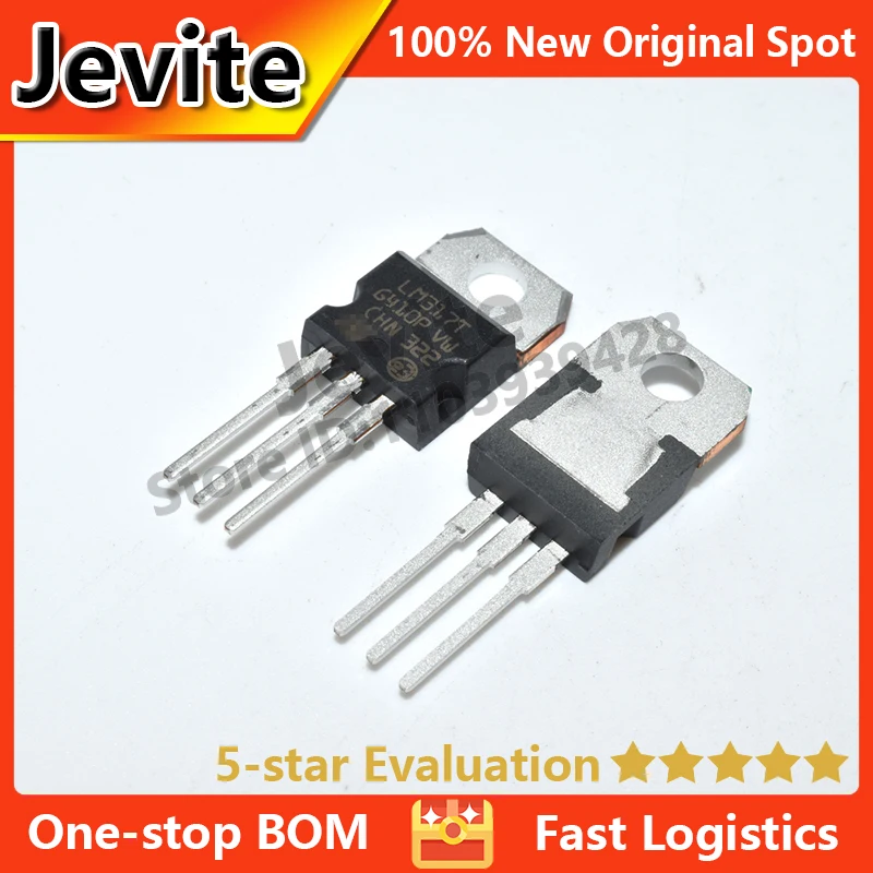 Jevite 100% New Original electronics Controller 10-50 units/lote LM317T LM317T-DG TO-220 1.2V~37V 1.5A LDO
Jevite 100% New Original electronics Controller 10-50 units/lote LM317T LM317T-DG TO-220 1.2V~37V 1.5A LDO