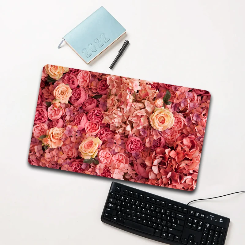 Pink Orange Floral Mouse Pad Large Non-slip Waterproof Desk Mat for Computer Laptop
Pink Orange Floral Mouse Pad Large Non-slip Waterproof Desk Mat for Computer Laptop