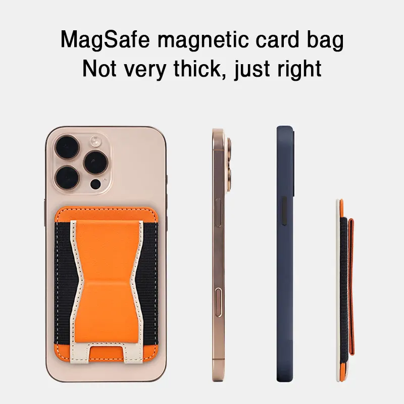 Magnetic Wallet Phone Stand for iPhone16 15 14 12 Lightweight MagSafe Phone Card Stand safe Leather Magnetic Card Holder 
Magnetic Wallet Phone Stand for iPhone16 15 14 12 Lightweight MagSafe Phone Card Stand safe Leather Magnetic Card Holder