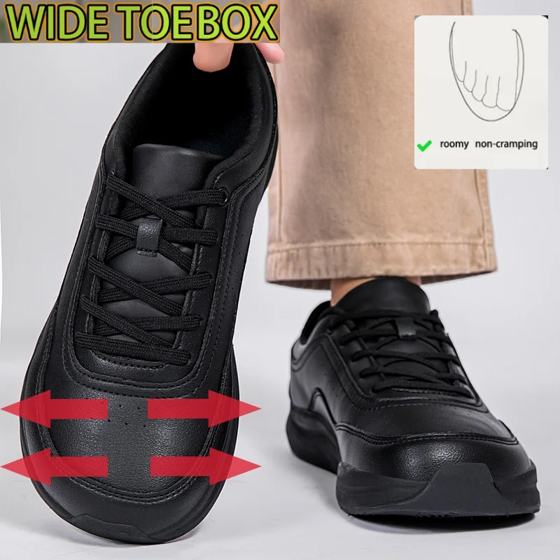 Men's Wide Casual Sports Shoes Comfortable Non-slip Windproof Lightweight Breathable Bid Farewell To Foot Pressure
Men's Wide Casual Sports Shoes Comfortable Non-slip Windproof Lightweight Breathable Bid Farewell To Foot Pressure