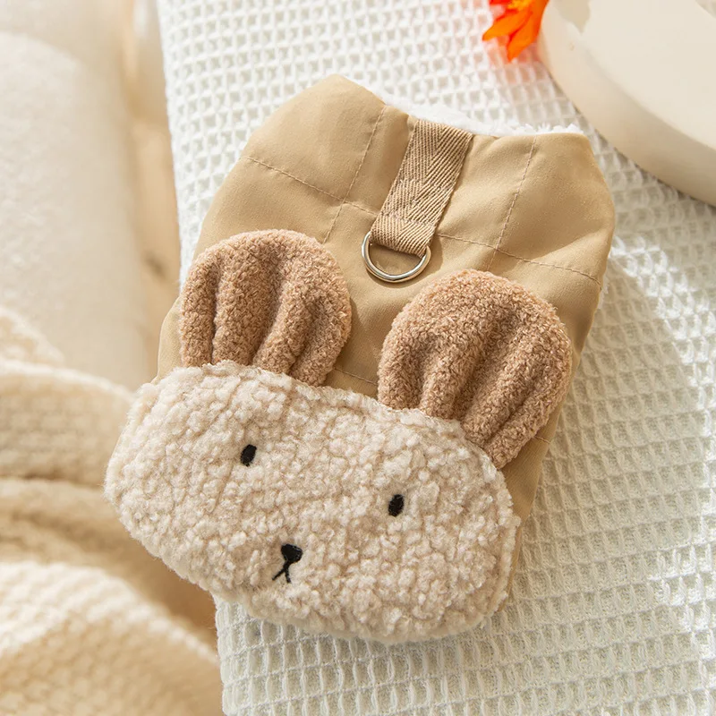 Cartoon Bear Traction Waistcoat Thickened Warm Dog Clothes Puppy Winter Coat Teddy Two-legged Clothes Pet Supplies
Cartoon Bear Traction Waistcoat Thickened Warm Dog Clothes Puppy Winter Coat Teddy Two-legged Clothes Pet Supplies