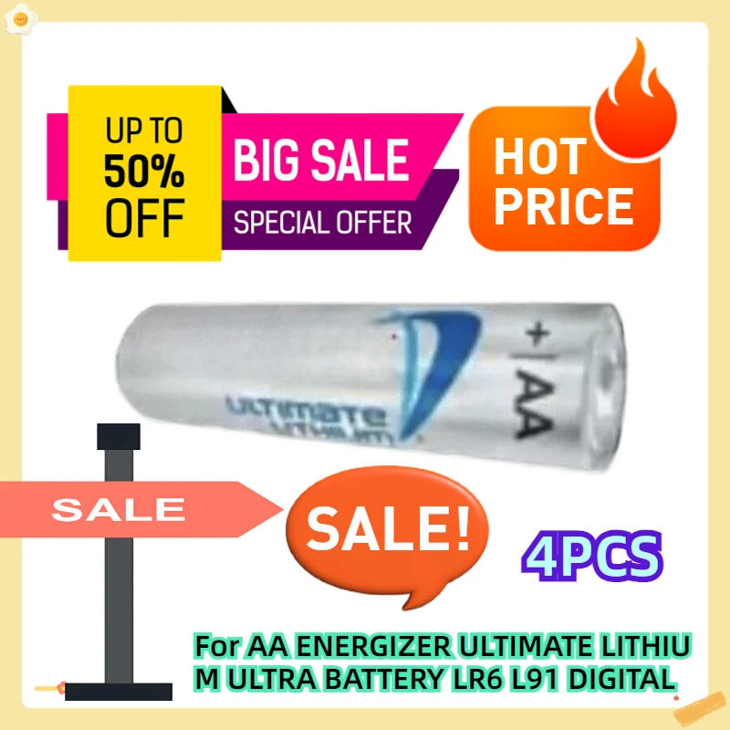 For AA ENERGIZER ULTIMATE LITHIUM ULTRA BATTERY LR6 L91 DIGITAL 4pcs
For AA ENERGIZER ULTIMATE LITHIUM ULTRA BATTERY LR6 L91 DIGITAL 4pcs