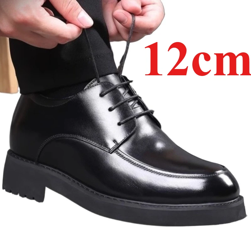 Невидимые мужские модельные туфли, увеличивающие рост, удобные туфли дерби с лифтом 12 см, мужские свадебные туфли из натуральной кожи
Невидимые мужские модельные туфли, увеличивающие рост, удобные туфли дерби с лифтом 12 см, мужские свадебные туфли из натуральной кожи