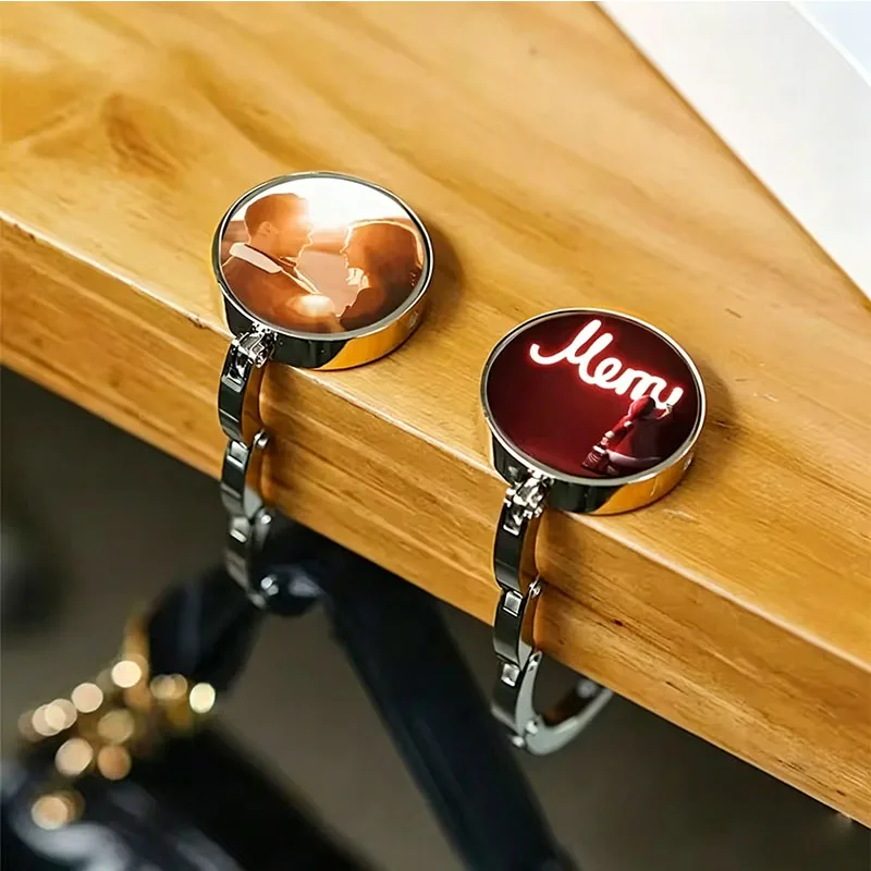 Custom Metal bag hook personalised pictures design durable and stylish suitable for handbags wallets and rucksacks
Custom Metal bag hook personalised pictures design durable and stylish suitable for handbags wallets and rucksacks