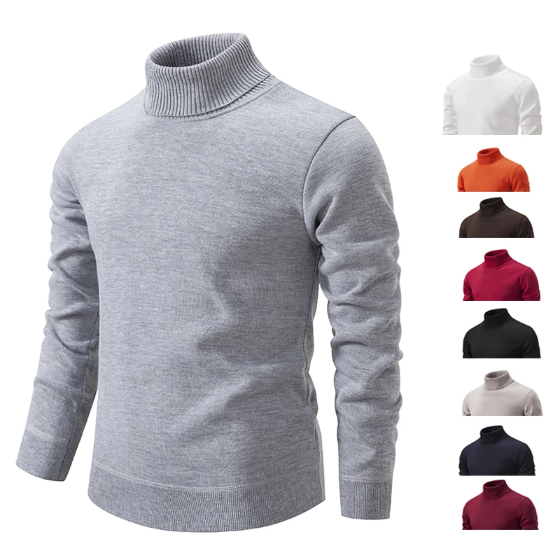 New Winter Turtleneck Sweater Thick Mens Casual Pullover Sweaters Solid Color Quality Warm Slim Turtleneck Sweaters Pullover Men
New Winter Turtleneck Sweater Thick Mens Casual Pullover Sweaters Solid Color Quality Warm Slim Turtleneck Sweaters Pullover Men