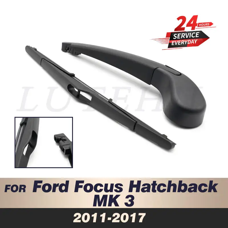 Wiper 12" Rear Wiper Blade & Arm Set Kit For Ford Focus Hatchback MK 3 2011-2017 2012 2013 Windshield Windscreen Rear Window
Wiper 12" Rear Wiper Blade & Arm Set Kit For Ford Focus Hatchback MK 3 2011-2017 2012 2013 Windshield Windscreen Rear Window