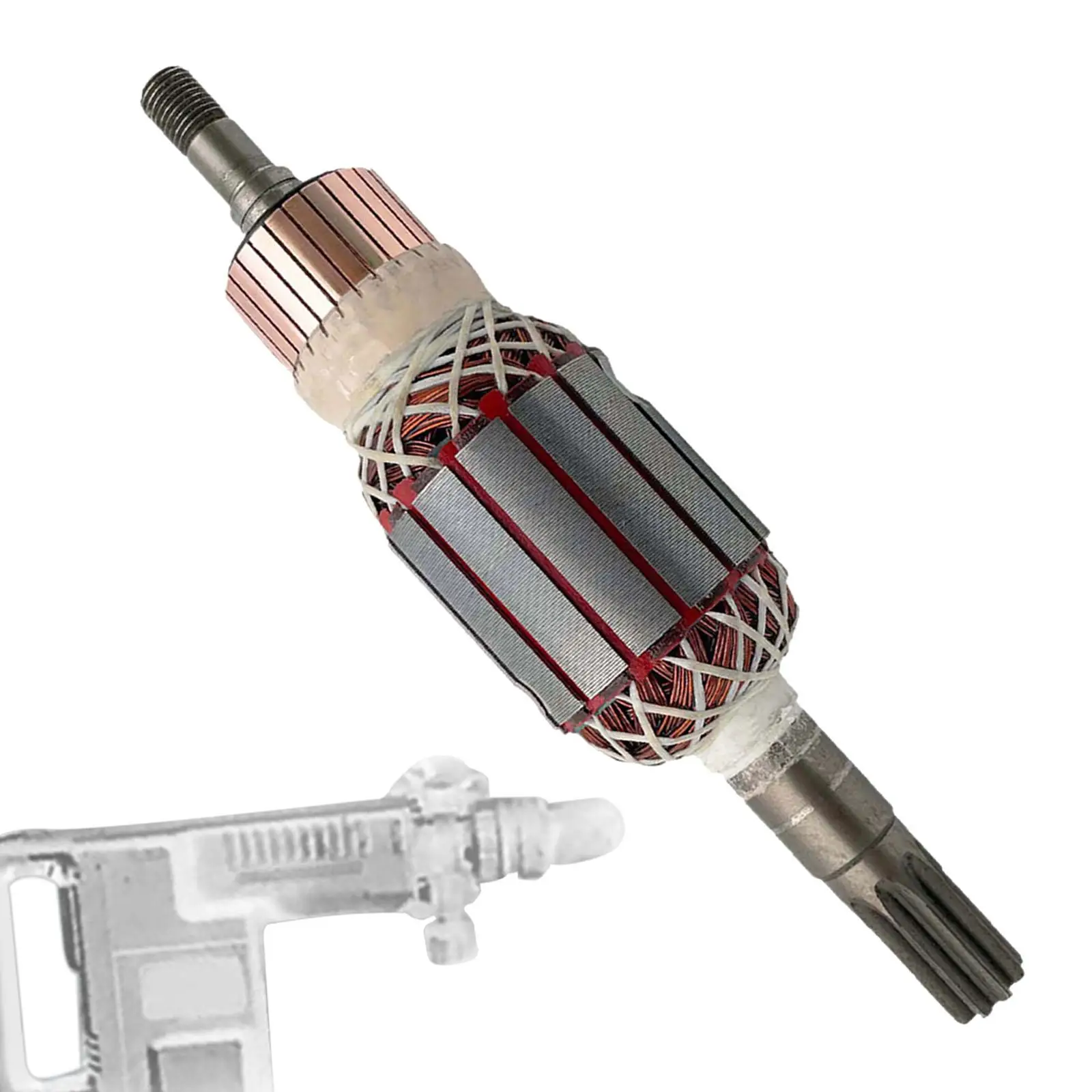 Demolition Hammer Armature Demolition Hammer Parts Rotary Hammer Spare Part for Gsh16-30 Gsh 16-28 Power Tool Accessory
Demolition Hammer Armature Demolition Hammer Parts Rotary Hammer Spare Part for Gsh16-30 Gsh 16-28 Power Tool Accessory