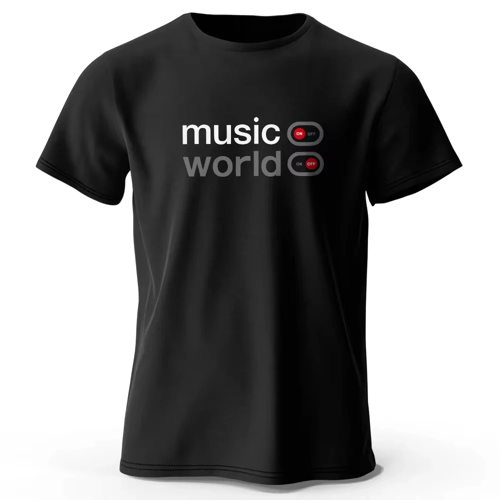 Men's Music World Printed T-Shirt 100% Cotton Oversized Classic Funny Graphic Tees for Men Women Summer Tops
Men's Music World Printed T-Shirt 100% Cotton Oversized Classic Funny Graphic Tees for Men Women Summer Tops