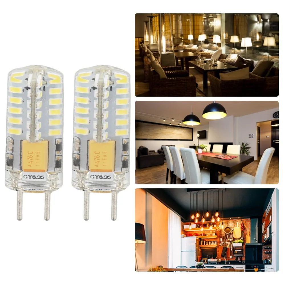 2pcs Easy 3W GY6.35 Bulb 6000K Bi-Pin Base Energy Saving Bulb 12V LED Light Bulb Table Lamp
2pcs Easy 3W GY6.35 Bulb 6000K Bi-Pin Base Energy Saving Bulb 12V LED Light Bulb Table Lamp