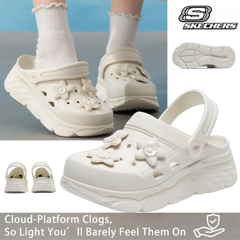 Skechers Women's Trendy Clogs With Thick Soles, Height-Enhancing Beach Shoes, Casual Sandals, Slippers 111675-Ofwt
Skechers Women's Trendy Clogs With Thick Soles, Height-Enhancing Beach Shoes, Casual Sandals, Slippers 111675-Ofwt