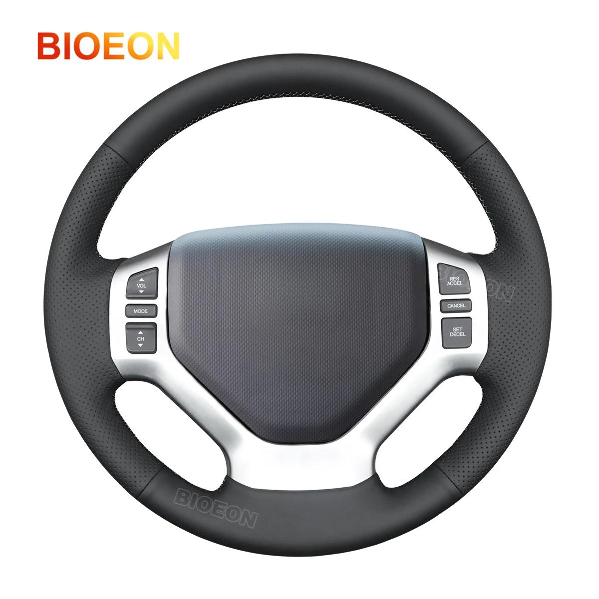 Bioeon Black PU Leather Car Steering Wheel Cover for Honda Ridgeline 2006-2008
Bioeon Black PU Leather Car Steering Wheel Cover for Honda Ridgeline 2006-2008