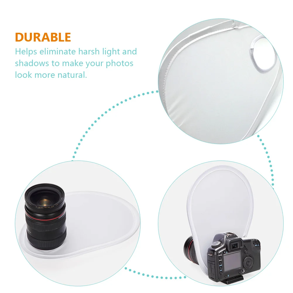 Mini 30cm Light Diffuser Soft Reflector Board for Still Life Photography Accessories Portable Foldable White Surface
Mini 30cm Light Diffuser Soft Reflector Board for Still Life Photography Accessories Portable Foldable White Surface