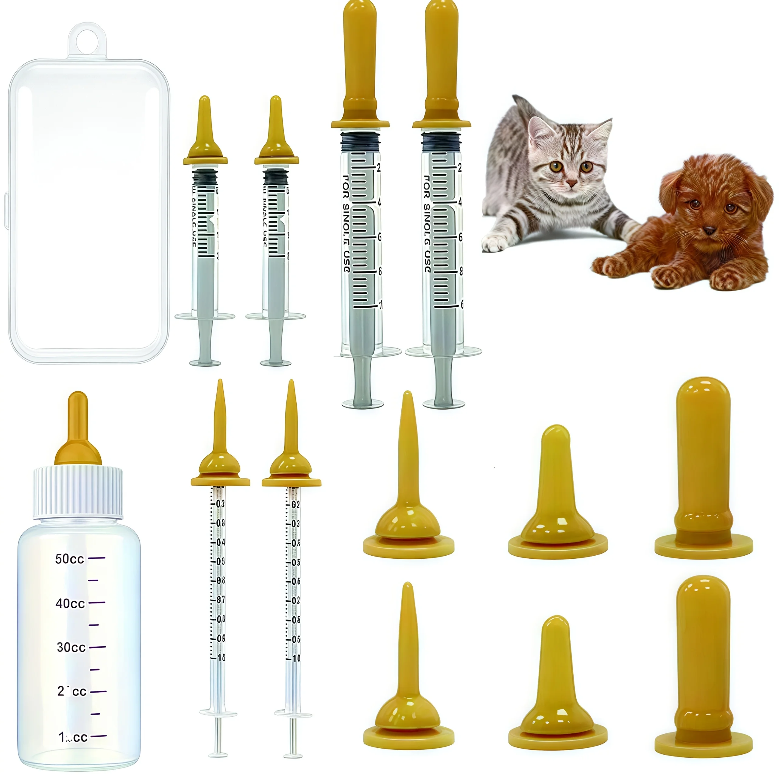 Pet feeding nipple: kitten nipple, puppy nipple, formula milk bottle distributor, puppy milk bottle for feeding small pets milk.
Pet feeding nipple: kitten nipple, puppy nipple, formula milk bottle distributor, puppy milk bottle for feeding small pets milk.