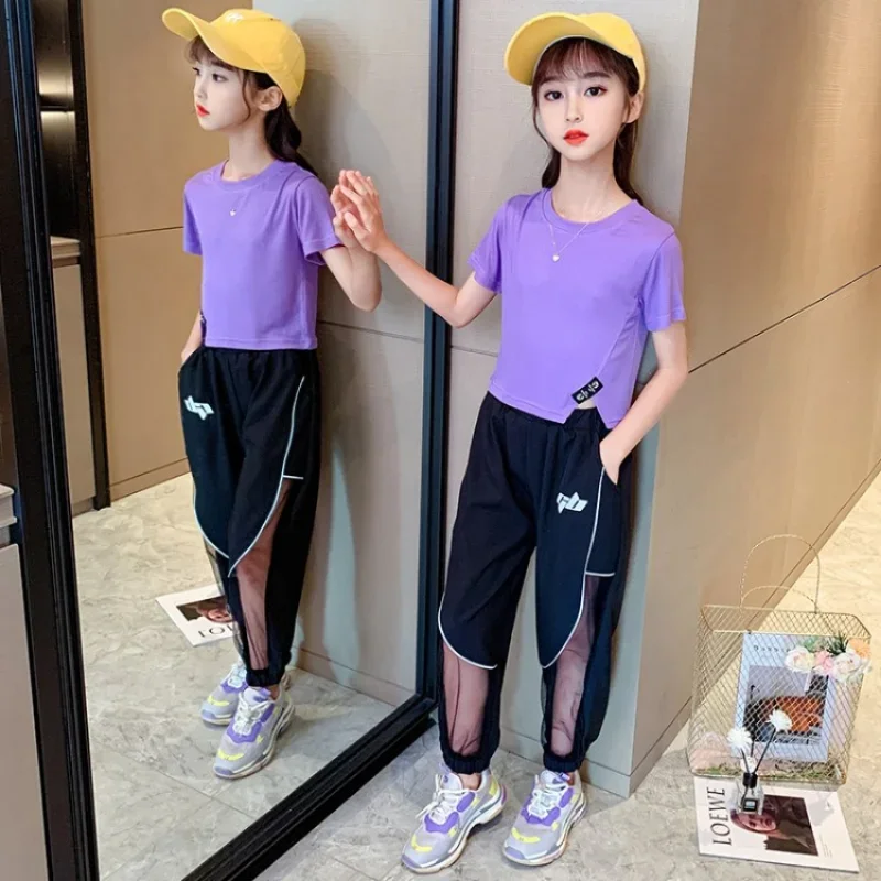 Kids Girls Clothes Sets Summer 2023 Fashion Short Sleeve Shirts + Long Pants 2PCS School Children Clothing Teen 6 8 10 12 Years
Kids Girls Clothes Sets Summer 2023 Fashion Short Sleeve Shirts + Long Pants 2PCS School Children Clothing Teen 6 8 10 12 Years