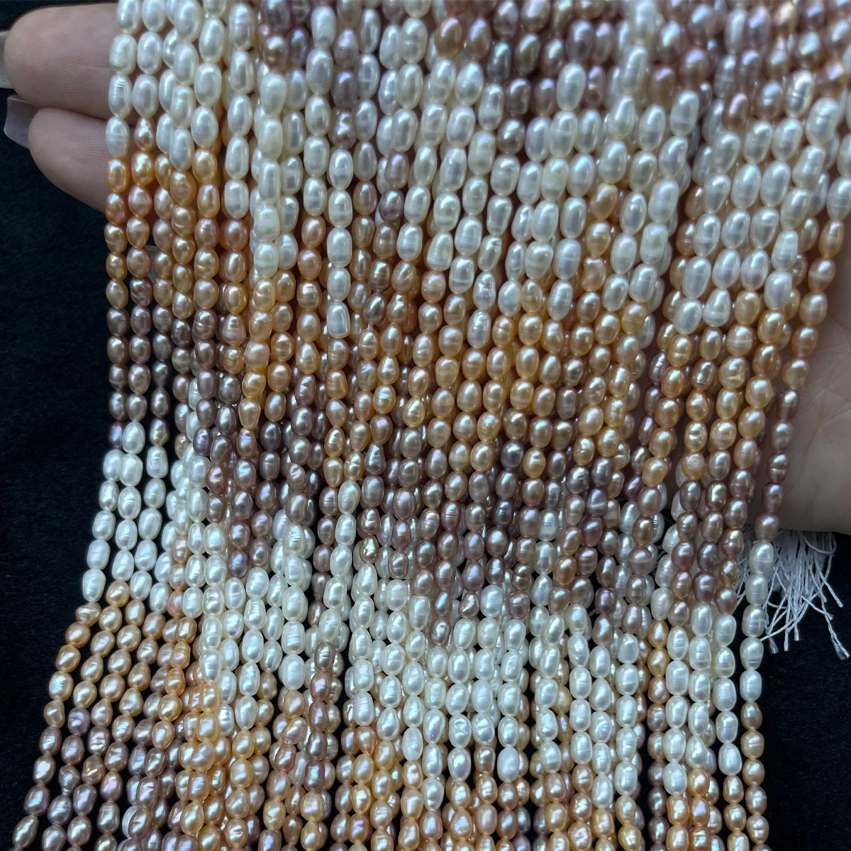 4-4.5mm High-Quality Candy-Colored Rice Natural Freshwater Pearls Beads for Jewelry Making DIY Necklace Bracelet Accessory 36cm
4-4.5mm High-Quality Candy-Colored Rice Natural Freshwater Pearls Beads for Jewelry Making DIY Necklace Bracelet Accessory 36cm