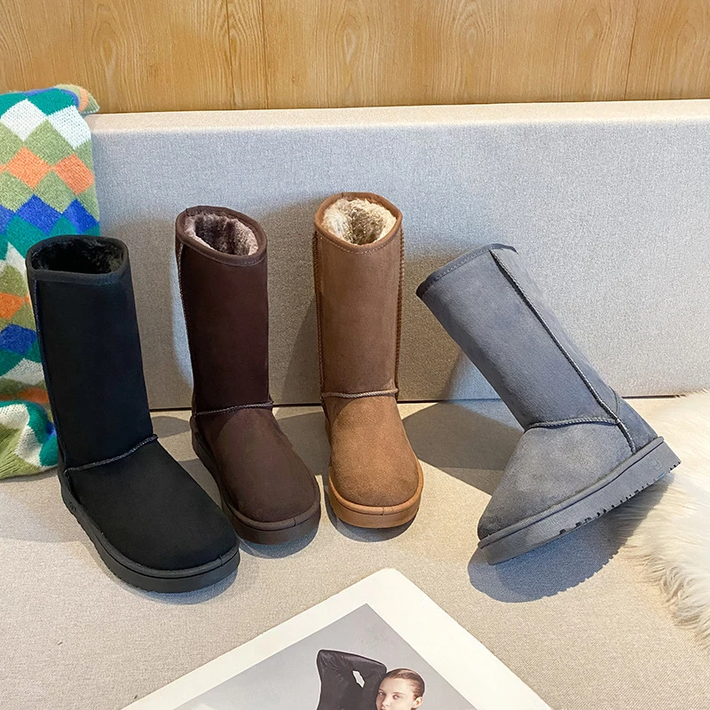 BCEBYL's New Casual and Comfortable Winter Round-toe Thick-soled Solid Color Velvet Warm and Fashionable Mid-calf Snow Boots
BCEBYL's New Casual and Comfortable Winter Round-toe Thick-soled Solid Color Velvet Warm and Fashionable Mid-calf Snow Boots