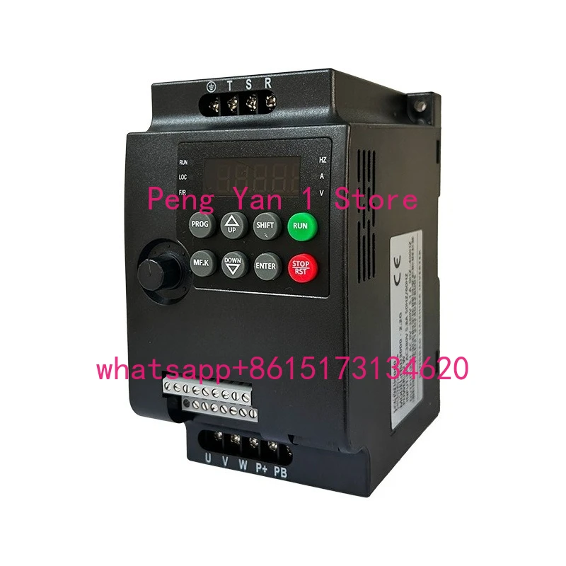 Universal frequency converter single-phase 220v three-phase 380v 0.75/1 5/2.2/3/4/5 KW governor
Universal frequency converter single-phase 220v three-phase 380v 0.75/1 5/2.2/3/4/5 KW governor