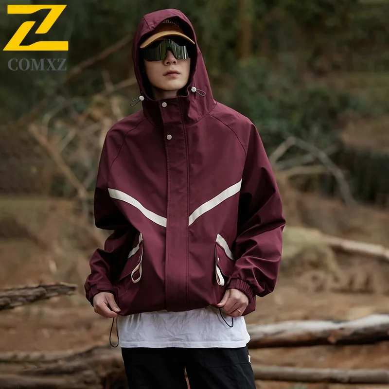 Men Mountain Style Hooded Jacket Windproof Waterproof Hiking Detachable Tactical Pockets Fit Camping Fishing Outdoor Sport Coat
Men Mountain Style Hooded Jacket Windproof Waterproof Hiking Detachable Tactical Pockets Fit Camping Fishing Outdoor Sport Coat