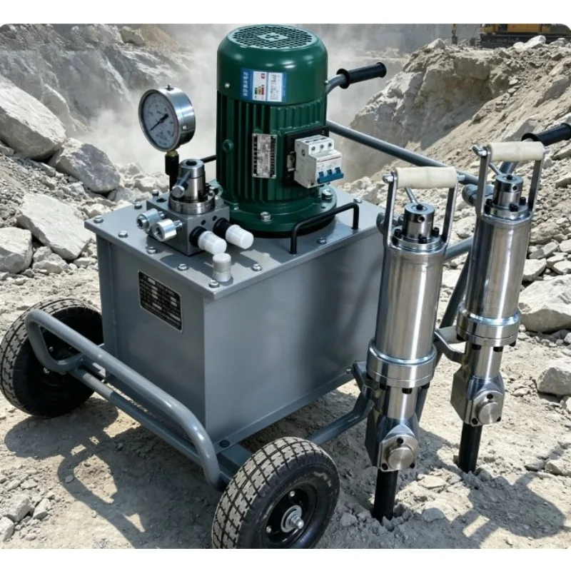 Quarry Construction Diesel Hydraulic Stone Splitting Machine Full Hydraulic Rock Splitter Hard Rock Excavation Equipment
Quarry Construction Diesel Hydraulic Stone Splitting Machine Full Hydraulic Rock Splitter Hard Rock Excavation Equipment