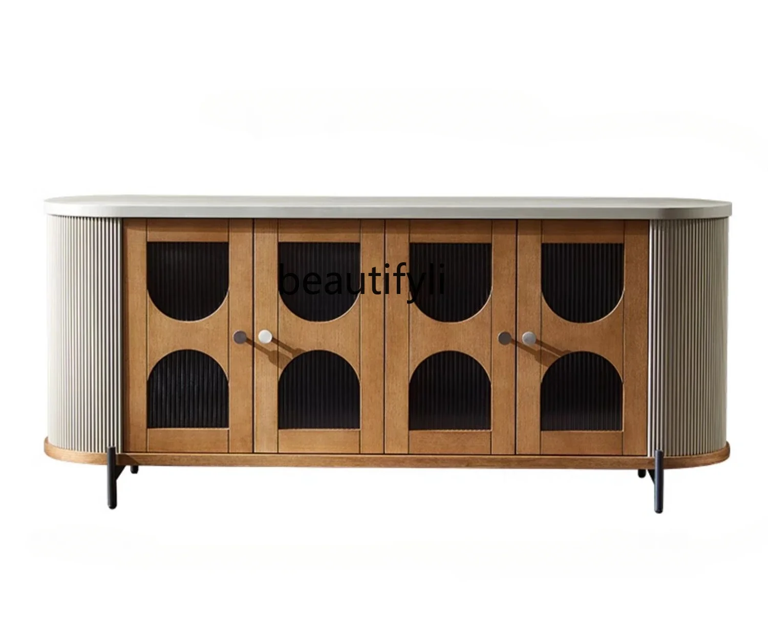 French retro old antique cement paint dining side cabinet designer storage tea cabinet
French retro old antique cement paint dining side cabinet designer storage tea cabinet