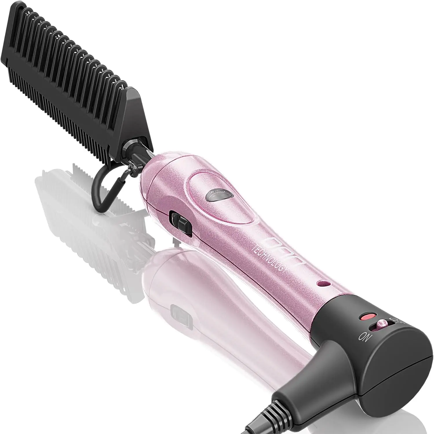 500°F Adjustable Ceramic Heat Comb, 60 Min Auto Shut Off, Electric Straightener for Wigs & Natural Hair, Pink
500°F Adjustable Ceramic Heat Comb, 60 Min Auto Shut Off, Electric Straightener for Wigs & Natural Hair, Pink