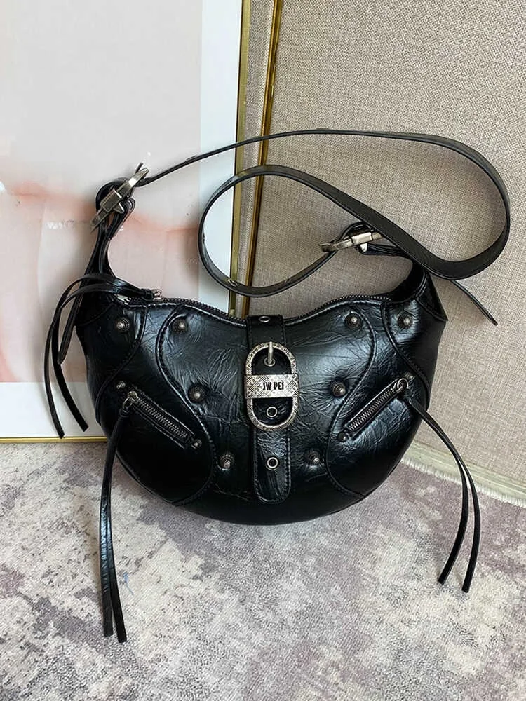 Casual Fashion Oil Wax Leather Motorcycle Bag Large Capacity Shoulder Crossbody Underarm Bag High-End 5S34 Messenger Bag
Casual Fashion Oil Wax Leather Motorcycle Bag Large Capacity Shoulder Crossbody Underarm Bag High-End 5S34 Messenger Bag