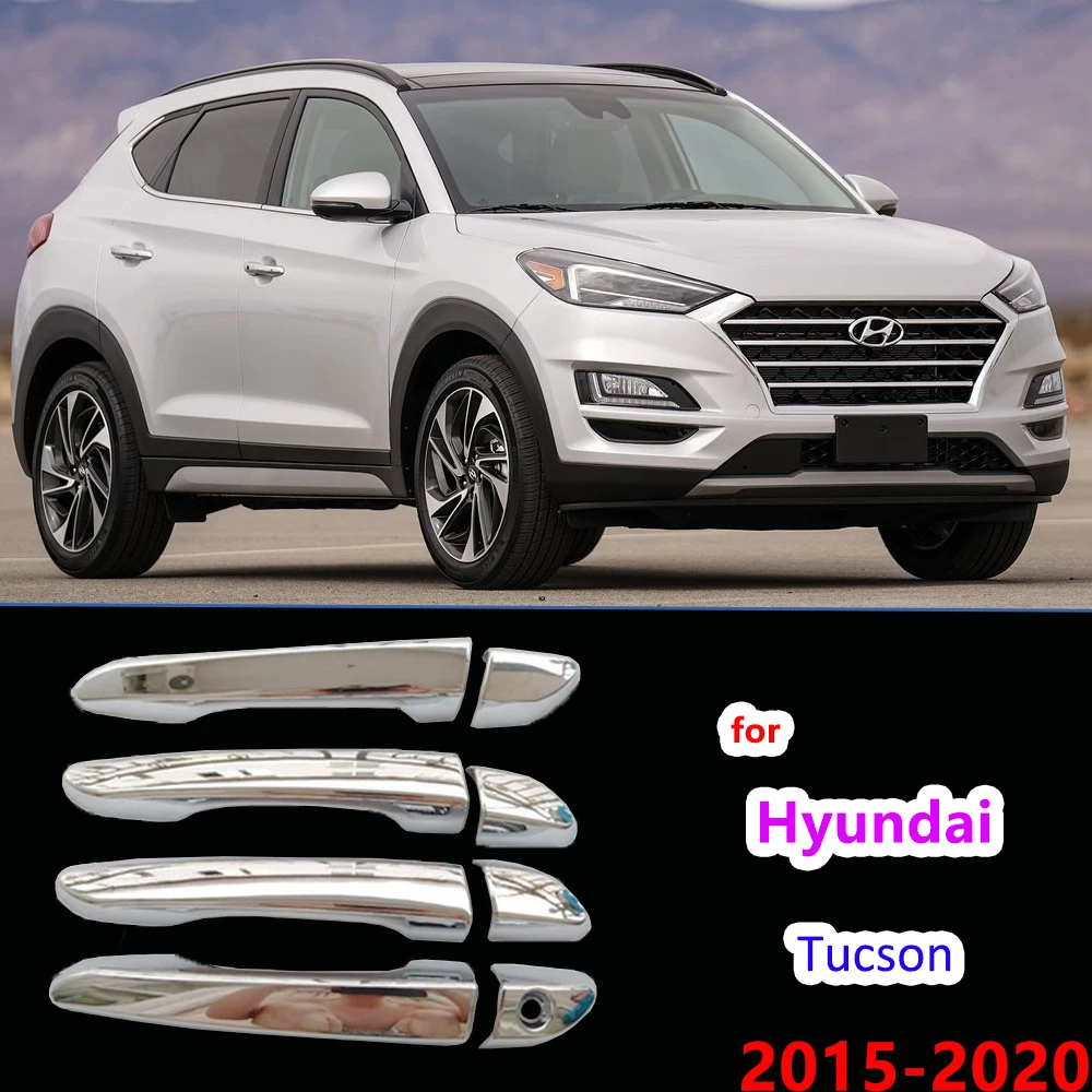 For Hyundai Tucson TL MK3 2015~2020 New Chrome Car Side Door Handle Cover Trim Sticker Car Accessories
For Hyundai Tucson TL MK3 2015~2020 New Chrome Car Side Door Handle Cover Trim Sticker Car Accessories